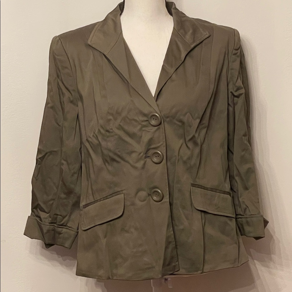 George Women's Olive Blazer